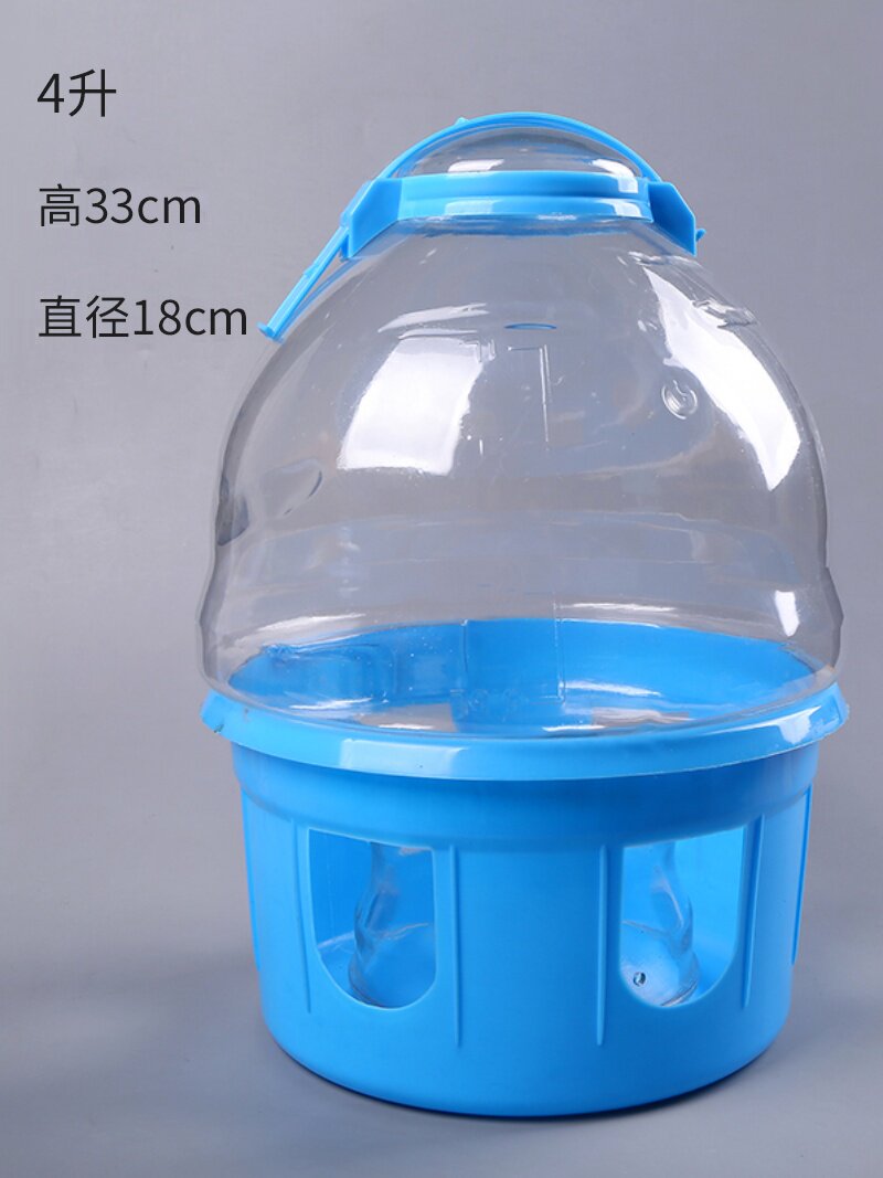 槽鸽品子水器水壶自动蓄水赛鸽用用具鸟用喝水饮壶水透明饮水壶