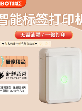 精臣标签机D11/D110/敦煌飞天联名热敏打印机D101便携式打价格标签打印机名字姓名贴便签贴纸蓝牙智能高清