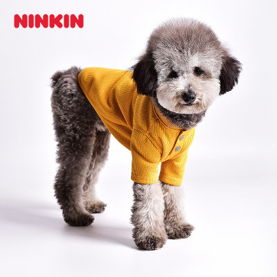 Ninkin宠物猫狗衣服透气棒球服棉