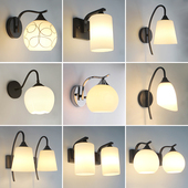 壁灯床头灯LED卧室墙壁灯现代简约创意欧式 客厅楼梯过道灯具 美式