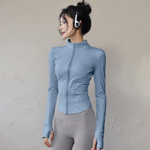 秋季防晒速干衣瑜伽运动外套