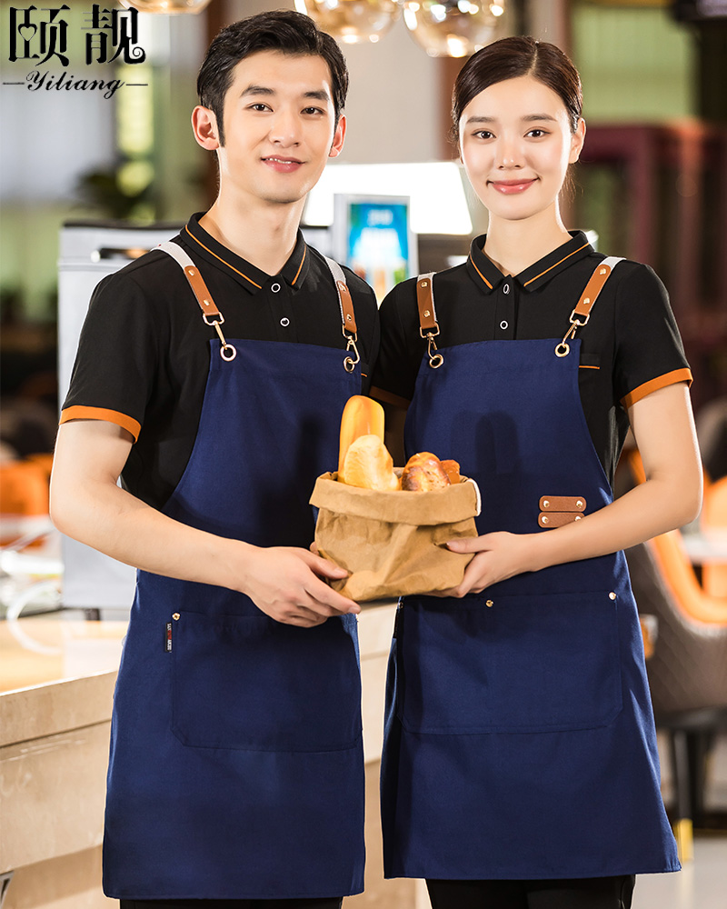 餐厅服务员工作服夏季快餐火锅餐饮店短袖奶茶咖啡厅面包房制服女
