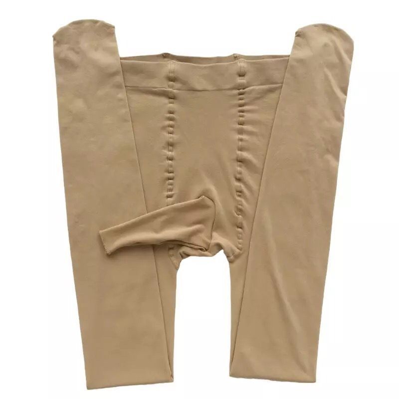 男士包蛋开口保暖打底裤袜