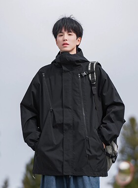 P家 下架 三合一可拆卸内胆冲锋衣夹克外套大码浮力