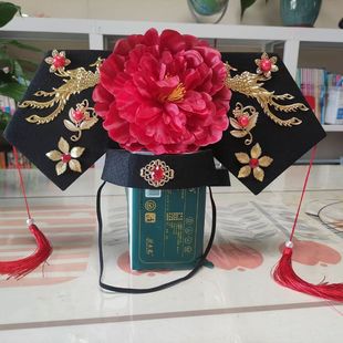 发箍款成人儿童头饰皇后娘娘旗头甄嬛传头饰还珠格格帽容嬷嬷头饰