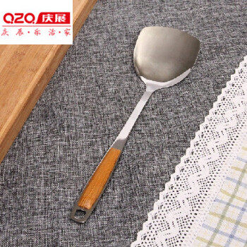 庆展 厨慧系列不锈钢铲勺锅铲网漏笊篱饺子捞面条 加厚不锈钢炒铲,厨房/烹饪用具,全套勺铲,淘宝优惠券,粉丝福利购,淘宝优惠卷