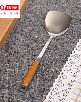 庆展不锈钢铲勺锅铲笊篱加厚炒铲