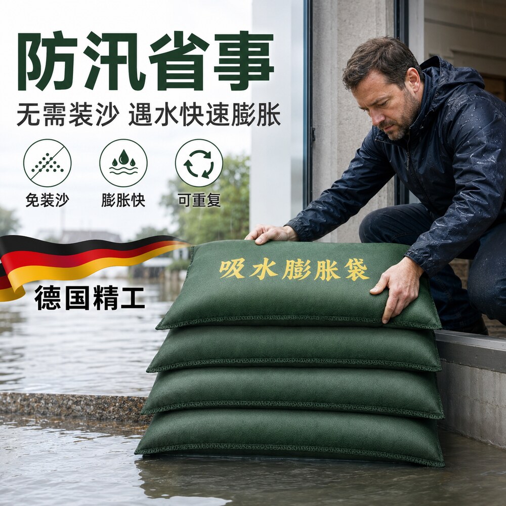防汛吸水蓬胀袋防洪专用