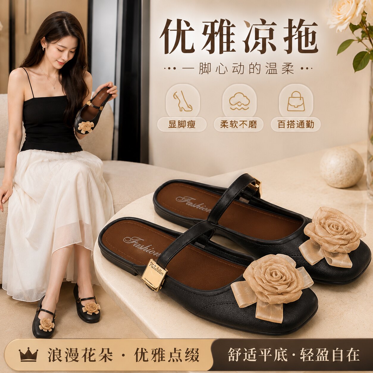 【央ma力荐】防滑软底拖鞋
