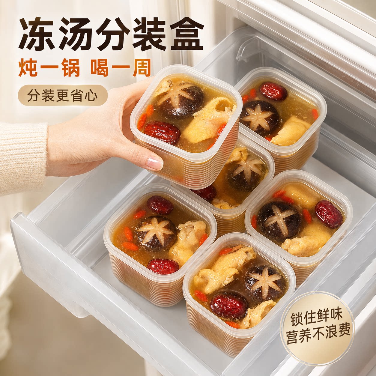 【达人同款冰箱备餐分餐小盒】