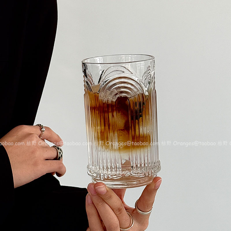 冰美式咖啡杯大容量水杯玻璃杯