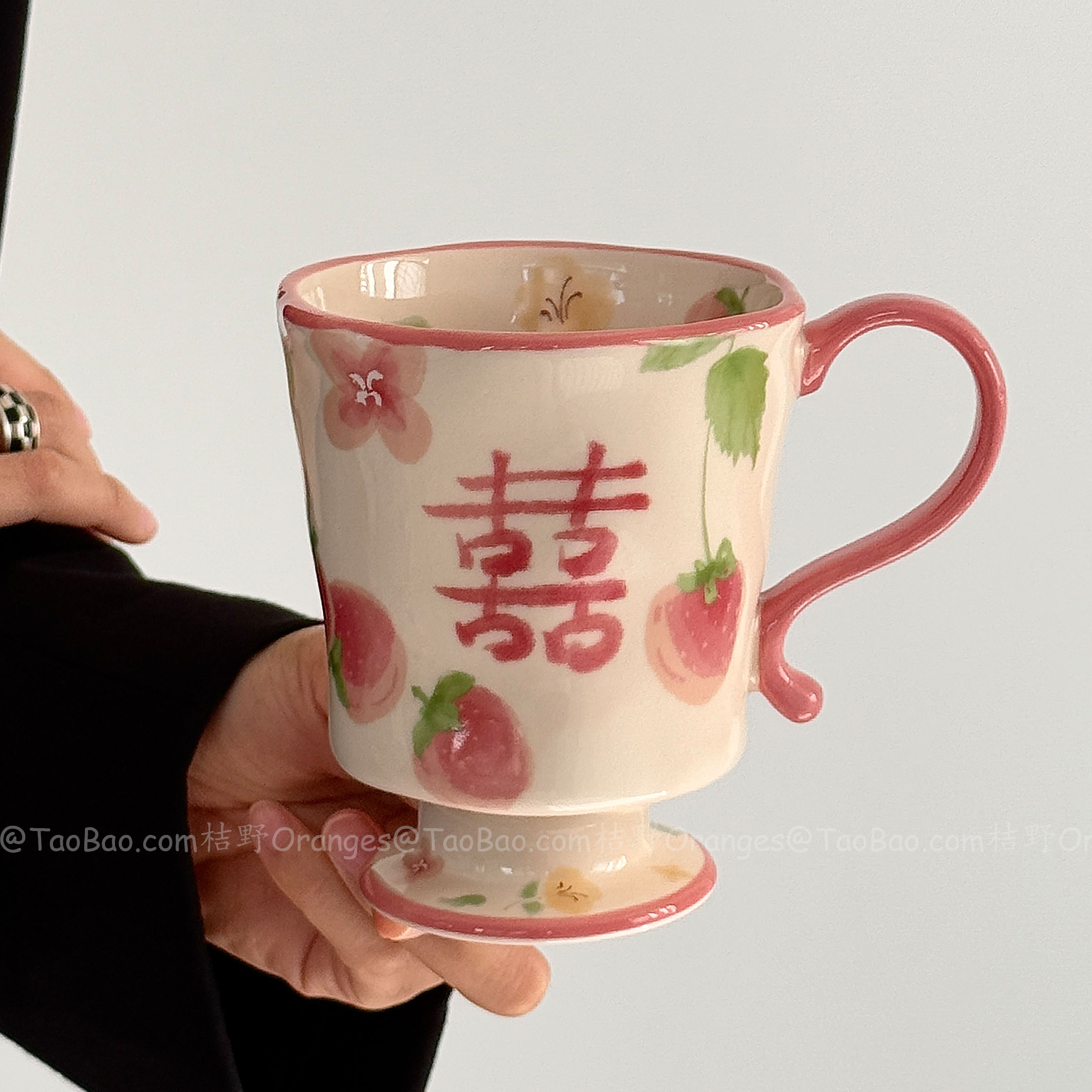 Oranges限定复古手捏马克杯水杯