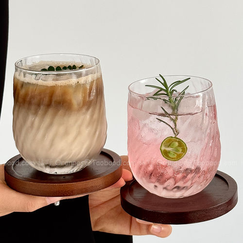 Oranges冰川纹冷萃大容量玻璃杯