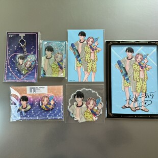 日版正版能美前辈的申辩BL大赏吧唧徽章挂件流麻摆件动漫周边