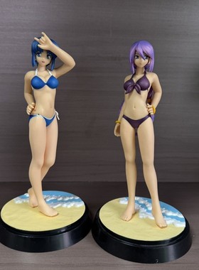 正版日谷月姬格斗希耶儿紫苑手办景品模型美少女泳装二次元