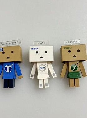 正版官谷多美TOMY扭蛋阿楞纸箱人四叶妹妹摆件动漫周边