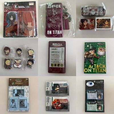 进击巨人艾伦三笠莱纳艾尔敏莎夏兵长动漫周边日版