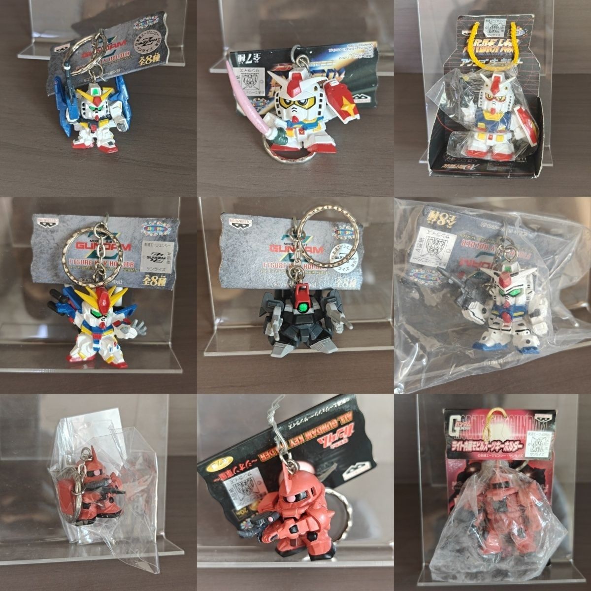 万代眼镜厂高达眼镜厂SD钥匙扣挂件高达模型摆件现货H303