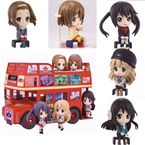日版正版轻音少女盒蛋粘土人Q版手办校服平泽唯五周年动漫周边