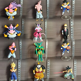 正版龙珠z悟空贝吉塔天津饭布偶弗利萨hg景品扭蛋盒蛋手办周边