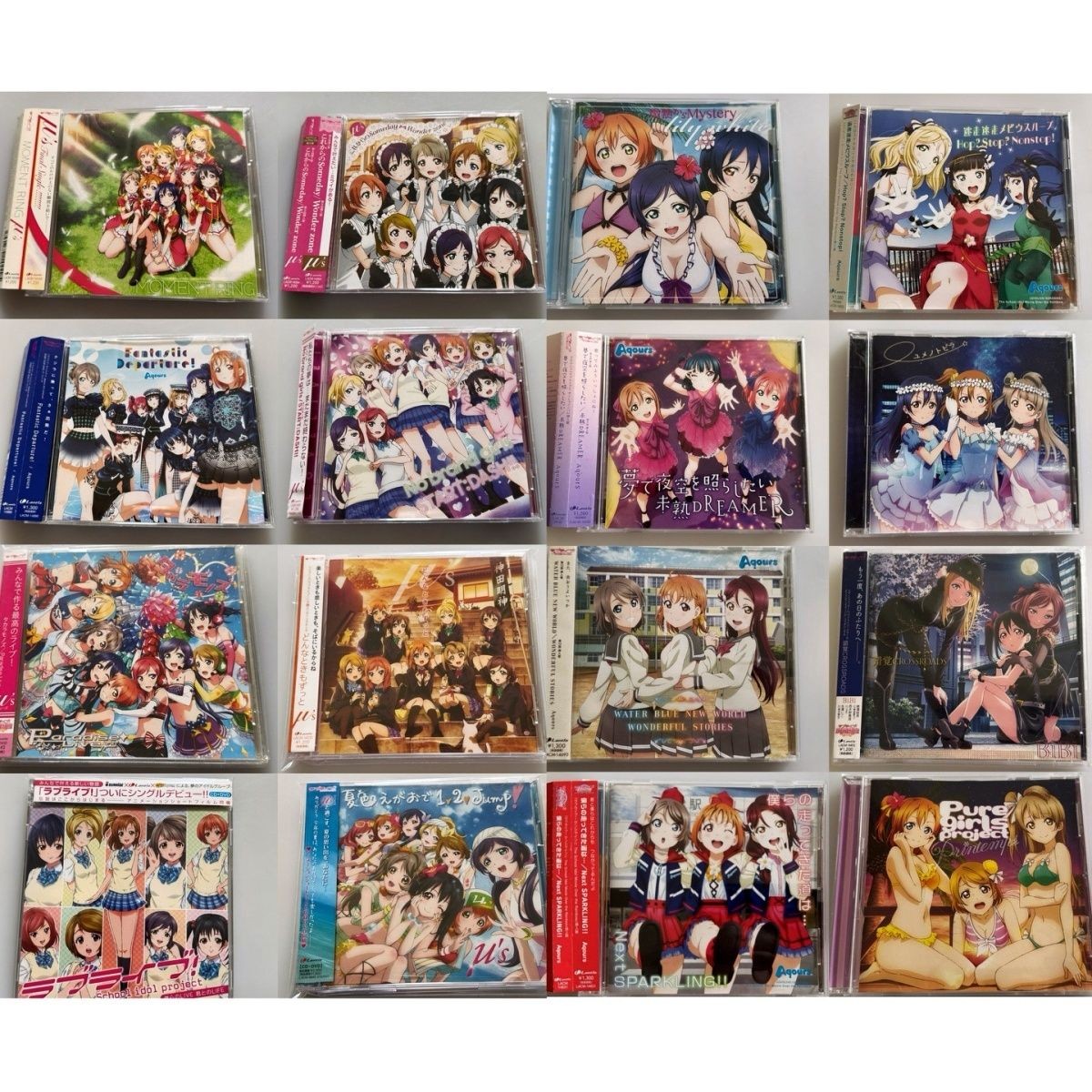 正版音乐碟官谷lovelive缪斯水团aqours专辑OP东条希妮可动漫周边