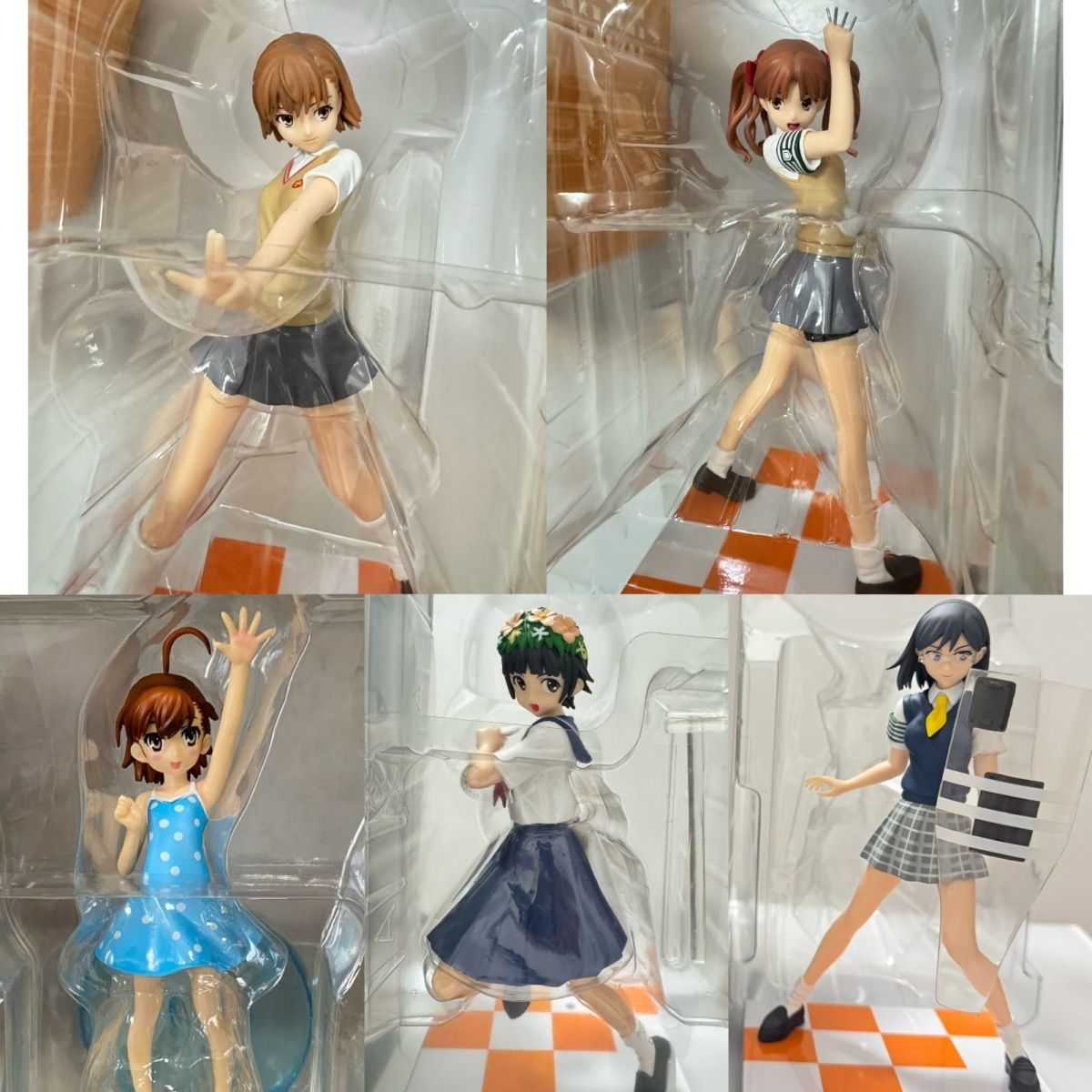 日版正版某科学的超电磁炮手办模型景品白井黑子炮姐动漫周边便宜