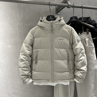 实体款冬季新款连帽羽绒服男轻薄款青年简约休闲百搭保暖羽绒外套