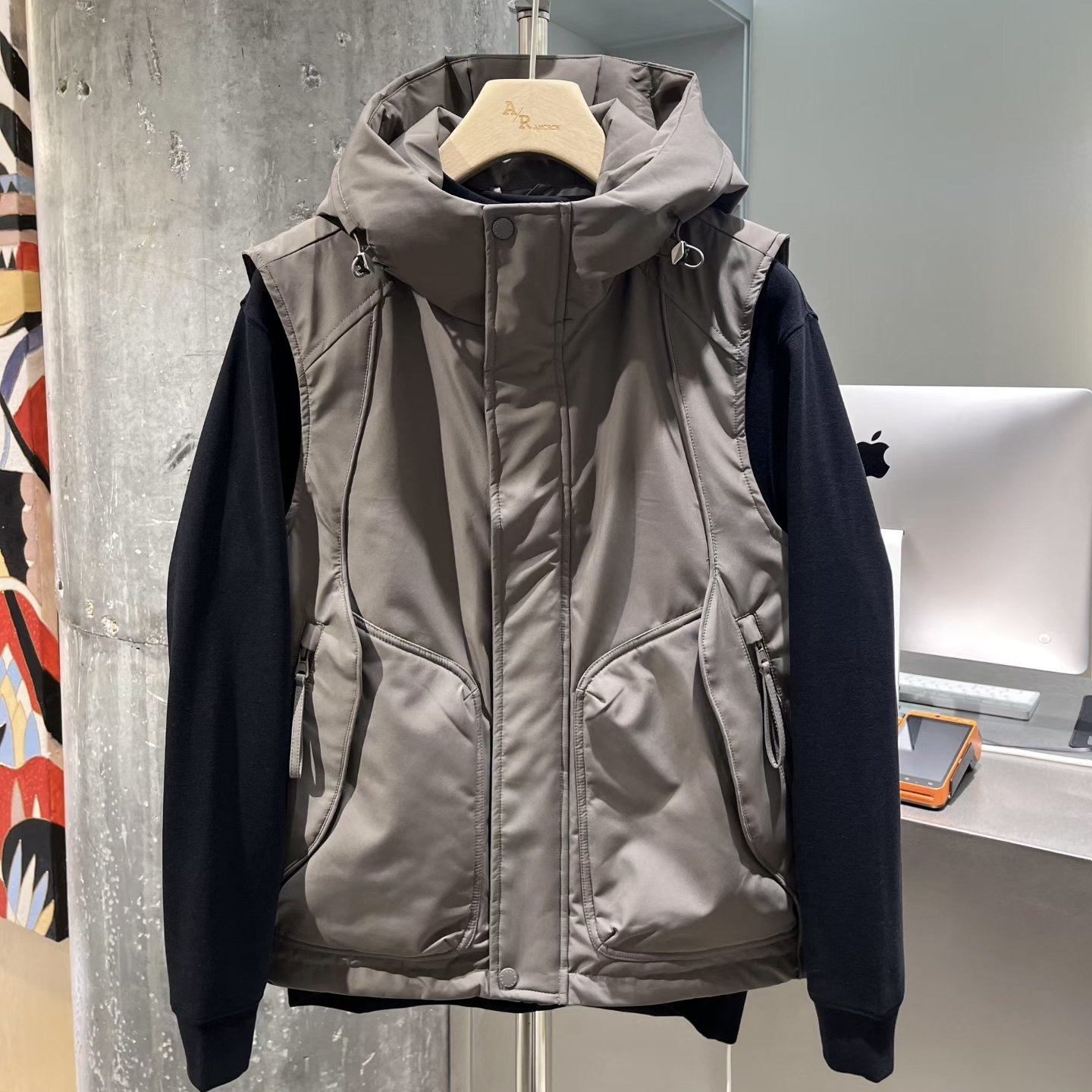 户外机能冲锋款优质90鸭绒工装羽绒马甲男士外穿秋冬保暖羽绒背心,男装,羽绒马甲,淘宝优惠券,粉丝福利购,淘宝优惠卷