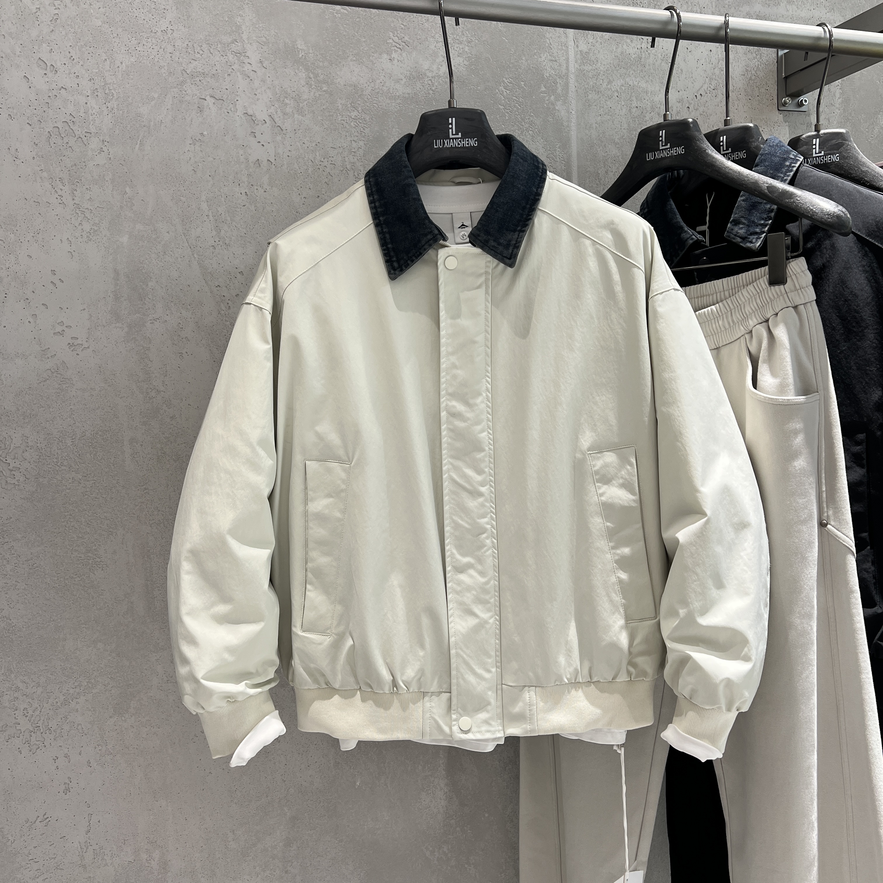 冬季韩系翻领保暖通勤羽绒服外套