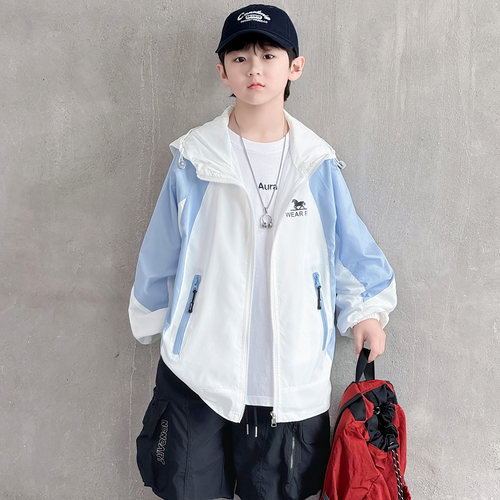 男童防晒衣外套夏季轻薄防晒服潮