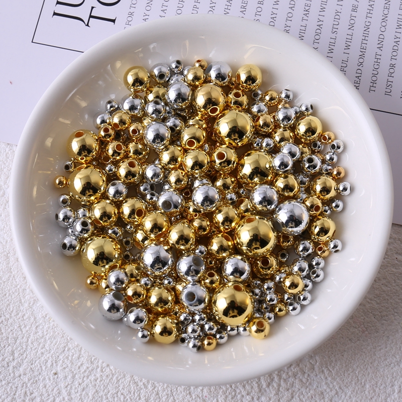 银饰金色银色仿珍珠4-12mm