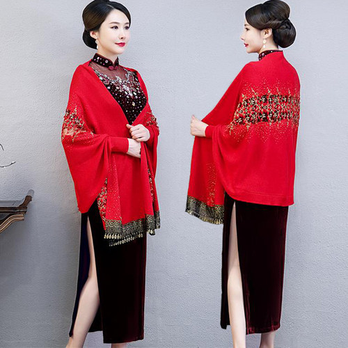 妈妈结婚礼服婚宴外套春秋款女