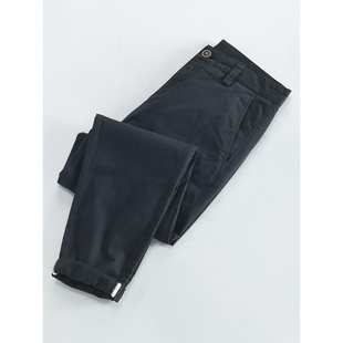 休闲裤 微锥形长裤 子男款 男装 纯色百搭直筒裤 精梳弹力棉春秋季