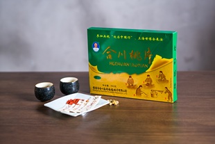 合川桃片同德福余晓华非遗精品礼盒八珍280克传统糕点/2件包邮