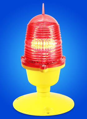 绿源高楼建筑物铁塔红色航标灯航空障碍灯双头型 塔顶闪光灯自动