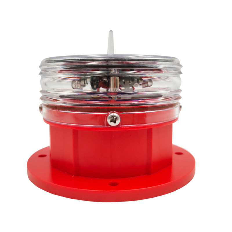 tx-ls-c船用led太阳能航标灯行船航行警示信号灯航道用航行灯红色