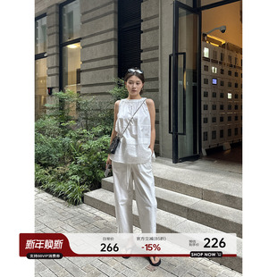 宽松松弛高腰抽绳垂感哈伦裤 夏季 女2025年新款 YANGLE_九分休闲裤