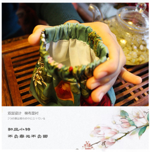 和風(fēng)復(fù)古口金小零錢包手工硬幣包復(fù)古迷你小包個性 口金包彈片包