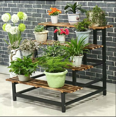 铁艺室外多肉盆栽阶梯花卉阳台