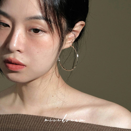 Nicedream小众圈圈耳环2026新款