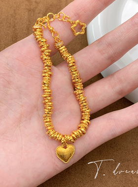 nicedream沙金盘缠钱多多手链