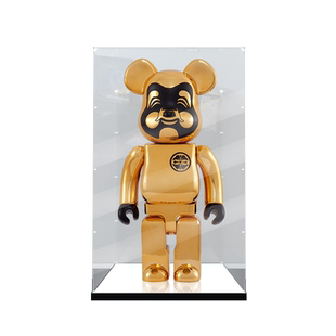 适用积木熊bearbrick1000%亚克力展示盒400%公仔玩具模型收纳罩子