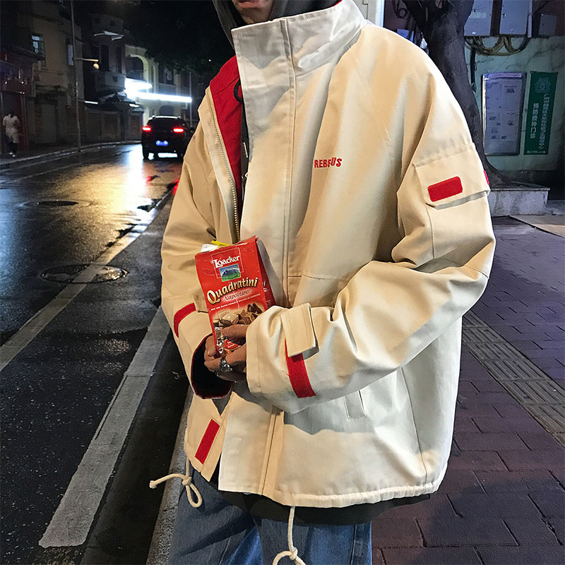 男士外套工装机能魔术贴立领夹克韩版春秋新款潮流帅气宽松休闲装在类目 服饰配件/皮带/帽子/围巾, 帽子中 - 来自Buy2taobao.com提供专业的淘宝代购服务