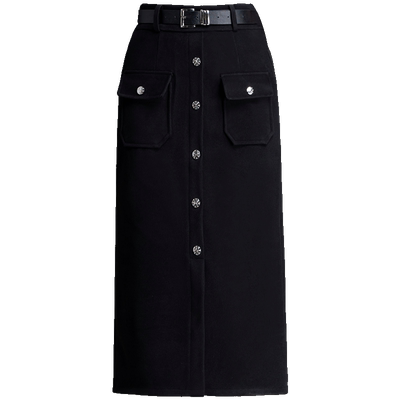 气质通勤包臀裙女显瘦毛呢半身裙