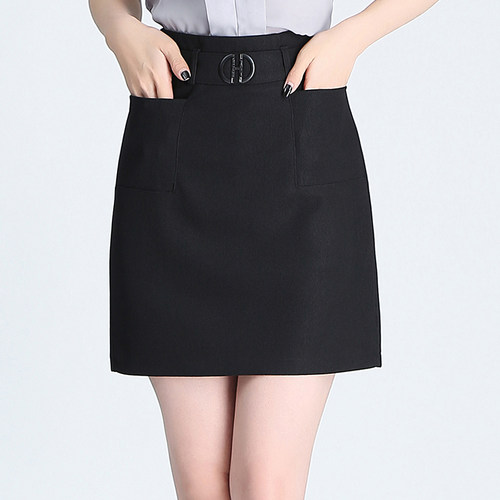 半身裙春秋新款腰包防走光职业