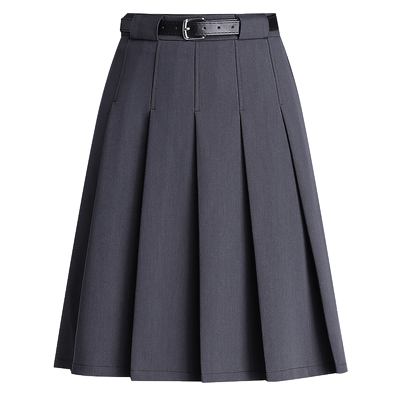 百褶裙女短裙秋显瘦a字半身裙