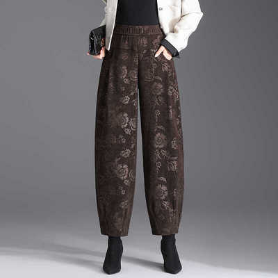 倩芭兰萝卜裤宽松显瘦大码灯笼裤