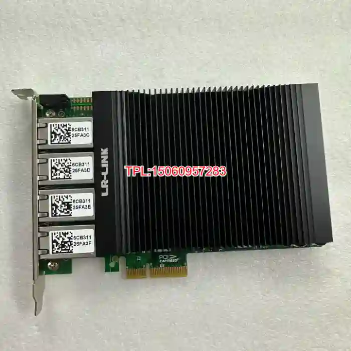 【议价】LR-LINK 联瑞原厂PCIEx4千兆四口POE网
