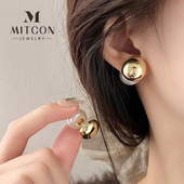 轻奢小众设计高级感一款 珍珠耳钉女2024年新款 爆款 两戴精致耳饰女