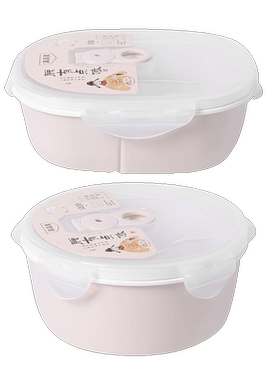 塑料饭盒可微波食品级上班族专用